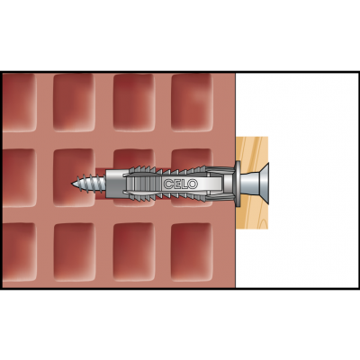 kołek FX 8x40 z kołneirzem /opk=100szt./ 98FX CELO (98FX)